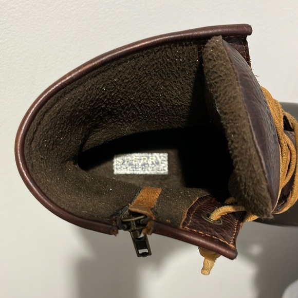 Sperry Women's Saltwater Duck Rubber Boots Size 9 Brown Black Top-Sider Rain - Picture 16 of 16